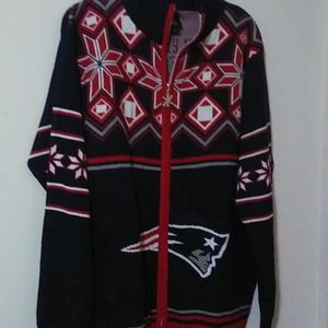 New England Patriots sweater jacket